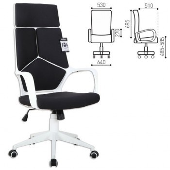 Кресло офисное BRABIX Prime EX-515 (черная ткань) в Каменке - kamenka.mebel54.com | фото