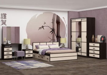 Модульная спальня Сакура в Каменке - kamenka.mebel54.com | фото