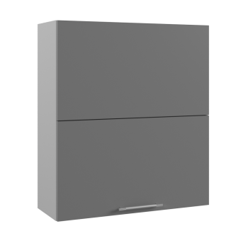 Ройс ПГПМ 800 Шкаф верхний Blum Aventos HF (Графит софт/корпус Серый) в Каменке - kamenka.mebel54.com | фото